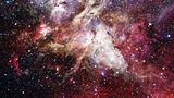 Galaxy and nebula. Space background. Elements of this Image Furnished by NASA