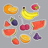 summer fresh fruits
