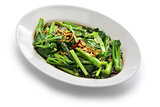 stir fried chinese kale(chinese broccoli) with oyster sauce