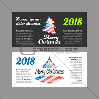 Merry Christmas 2018 banner