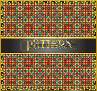 Decorative geometric pattern background