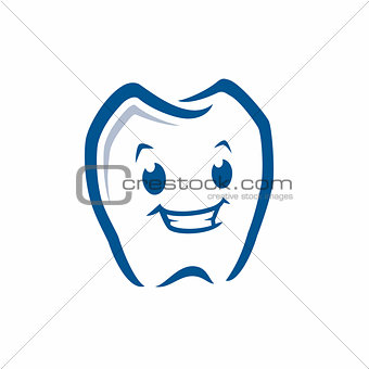 Cartoon Tooth Icon