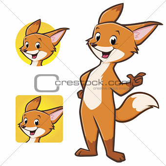 Cute Cartoon Fox