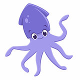 Cartoon Squid