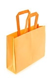 Orange shop bag of origami