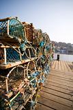 Lobster Fishing at the dock at Whitby