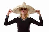 woman in sombrero