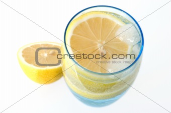 Lemon in water.