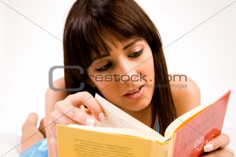 concentrated on reading