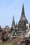 Wat Phra Si Sanphet in Ayutthaya Thailand