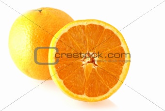 fresh and juicy orange