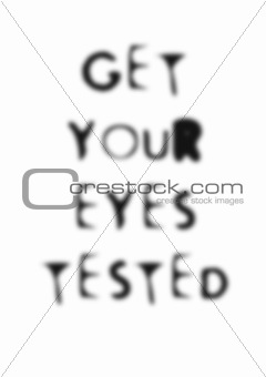 eyes tested