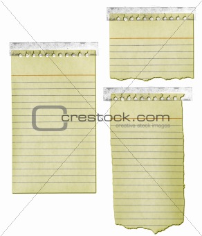 Old Notepad Paper with Tape