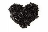 Heart of black caviar