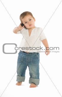 Boy with a cellphone