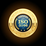 ISO 3166  standard medal - country codes