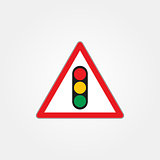 Traffic light sign.