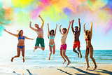 Colourful summer for a group of friends