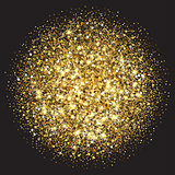 Gold glitter vector texture. Golden sparcle background. Amber particles. Luxory backdrop.