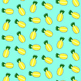 Cute pineapple split in a half pattern