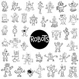 robot characters big set