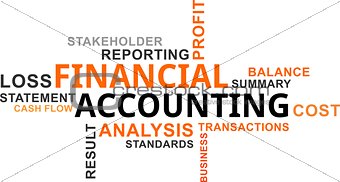 word cloud - financial accounting