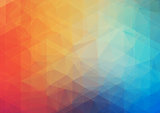 multicolored Abstract background with gradient triangle shapes