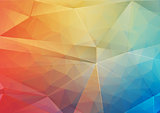 Abstract background with gradient triangle shapes