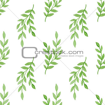 Pattern with green branch