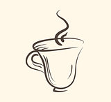 Cup ,mug, of hot drink ,coffee, tea etc.