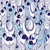Seamless abstract graphic pattern
