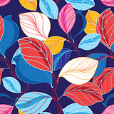 Autumn seamless color pattern 