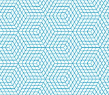Seamless geometric pattern, hexagon abstract background, vector universal wallpaper