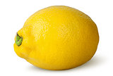 Ripe refreshing lemon turned