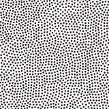 Dotted drawing seamless pattern. Retro memhis style