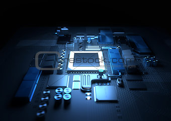 CPU and Motherboard Background