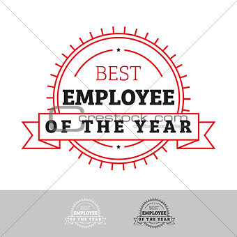 Employee of the Year vintage sign