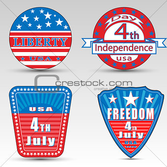 Different Independence day logos