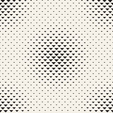 Vector seamless pattern. Repeating geometric tiles. Monochrome halftone grid. Simple shapes lattice