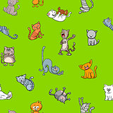 cartoon wallpaper design with cats