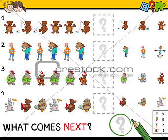 educational pattern activity game for kids