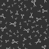 Scissors seamless pattern