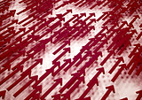 Abstract background with arrows. 3D rendering.
