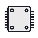 Computers and electronics technology icon