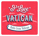 Vintage greeting card from Vatican - Vatican.