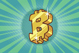 Bitcoin cryptocurrency icon symbol sign