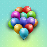 Bunch of balloons background