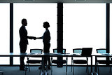 Business handshake. Concept of teamwork and partnership