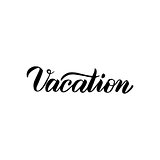 Vacation Handwritten Lettering