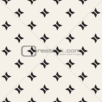 Vector seamless lattice pattern. Modern stylish texture. Repeating geometric star shape tiles